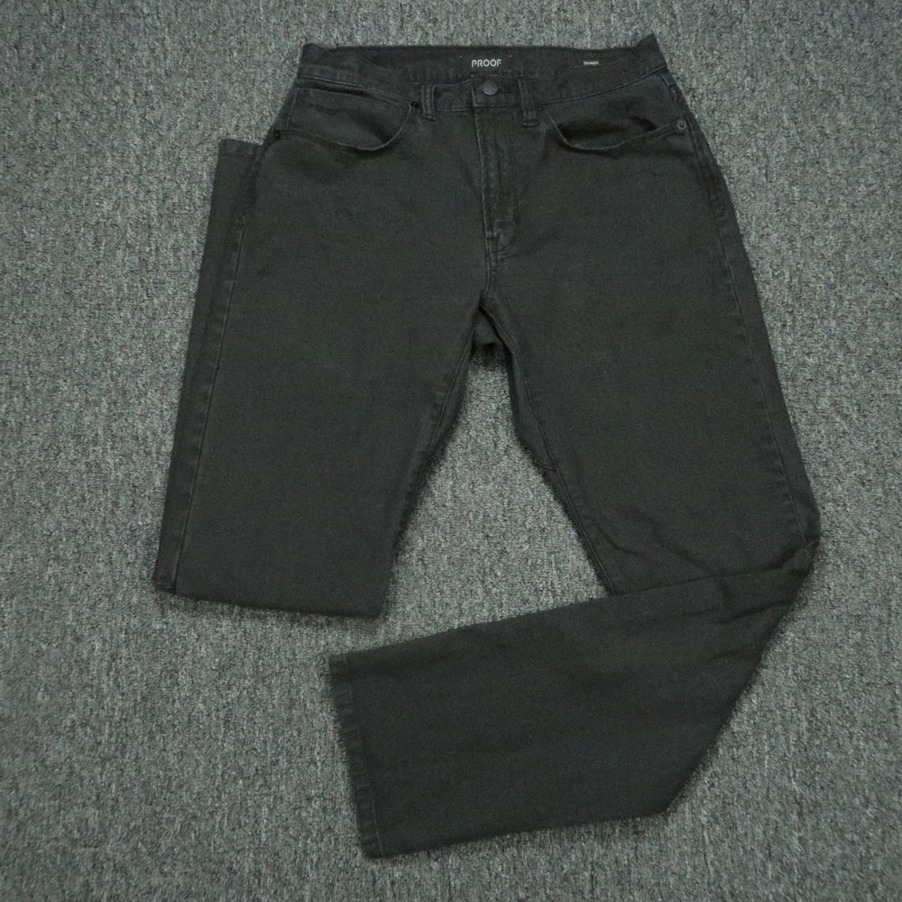 Proof‎ Pants Mens 29x30 Black Rover 5 Pocket Straight Stretch Huckberry